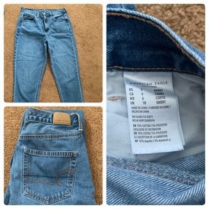 American Eagle traditional blue mom jeans